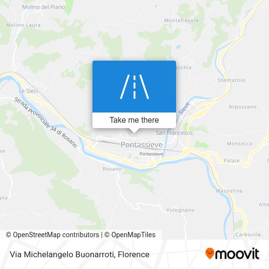 Via Michelangelo Buonarroti map
