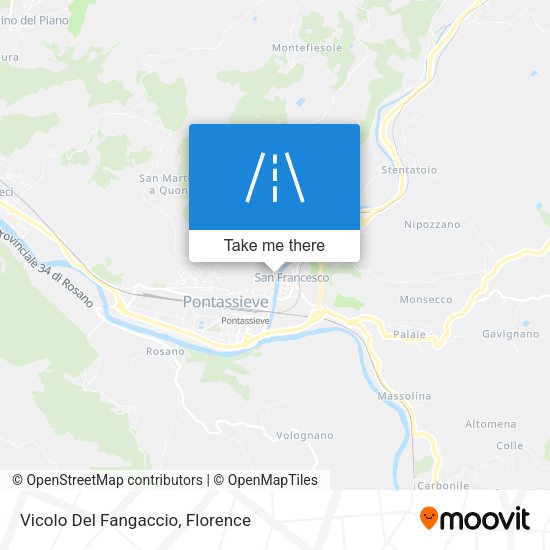 Vicolo Del Fangaccio map