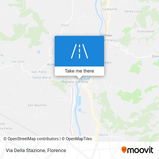 Via Della Stazione map