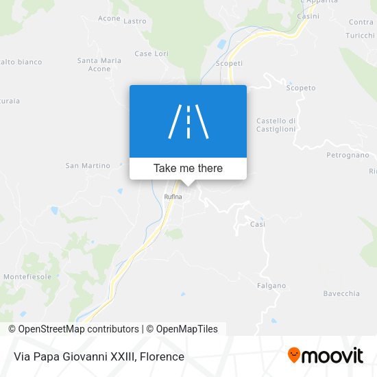 Via Papa Giovanni XXIII map