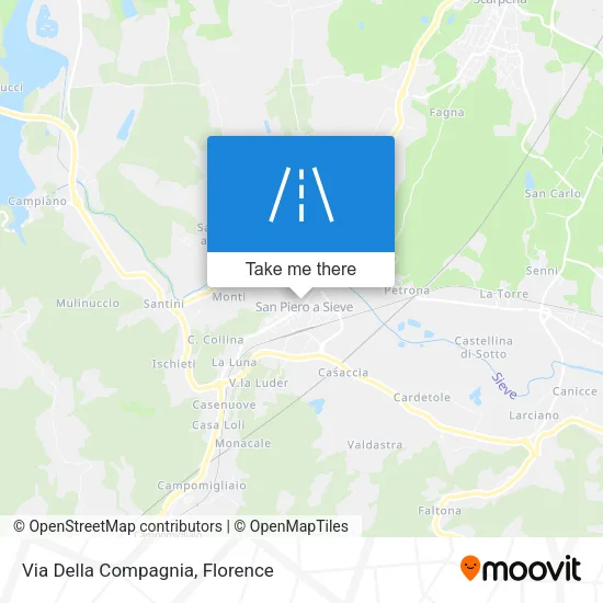 Via Della Compagnia map