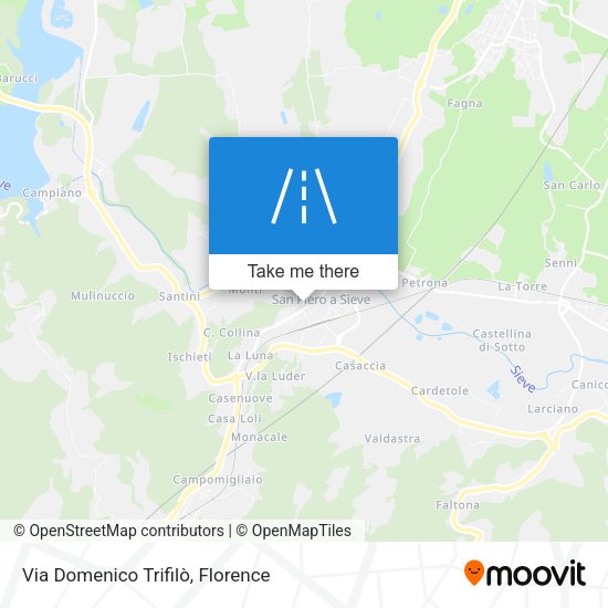 Via Domenico Trifilò map