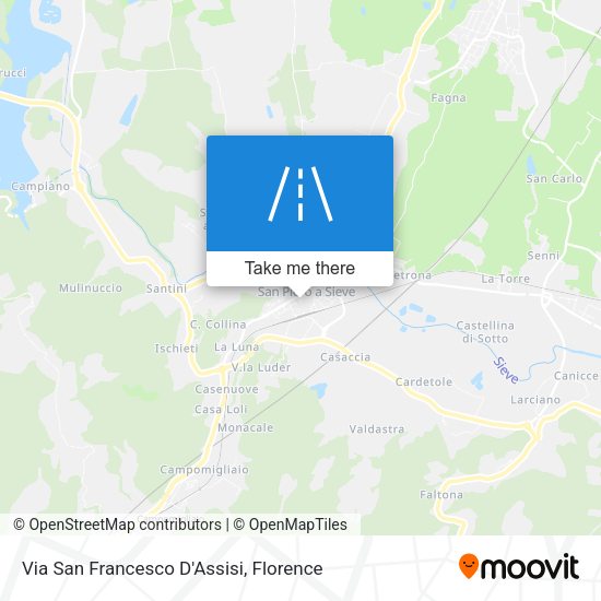 Via San Francesco D'Assisi map