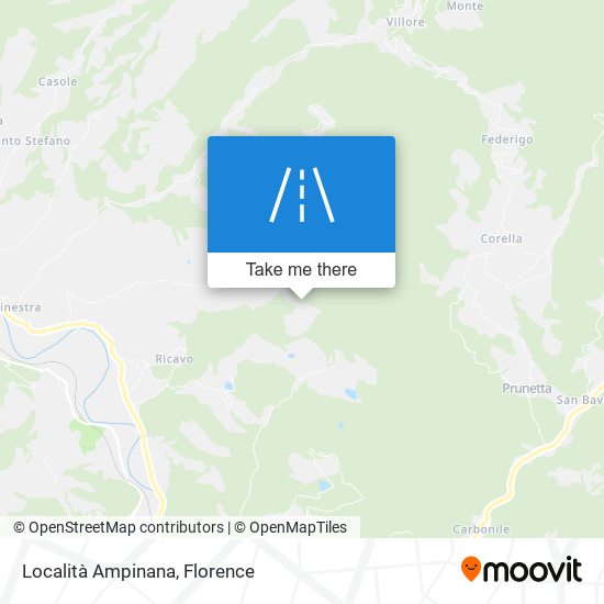 Località Ampinana map