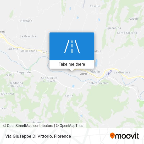 Via Giuseppe Di Vittorio map