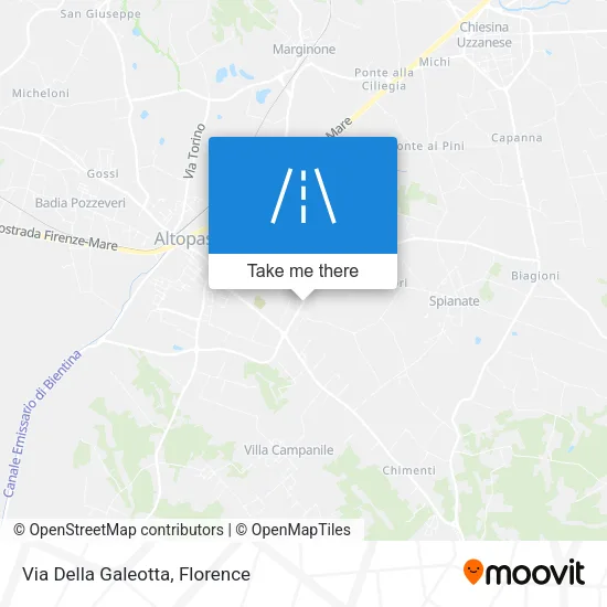 Via Della Galeotta map