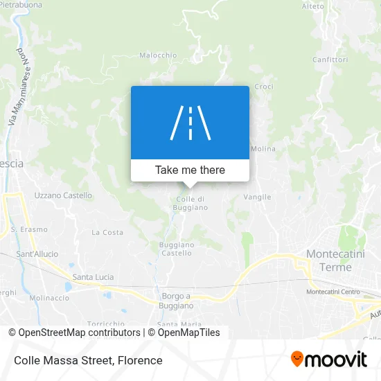 Colle Massa Street map