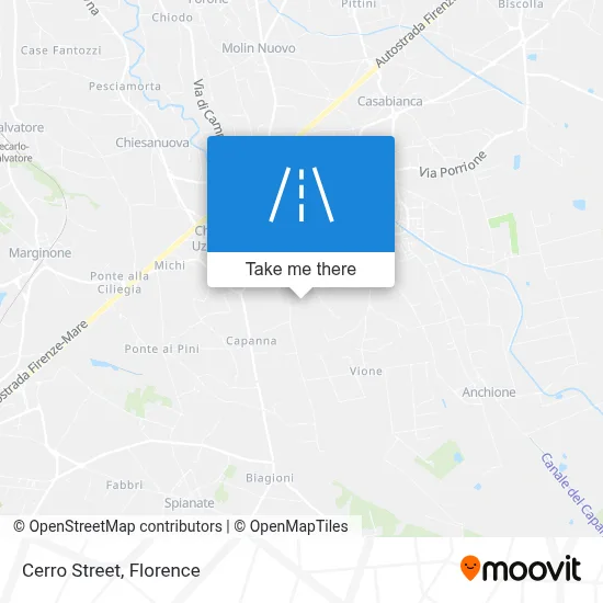 Cerro Street map
