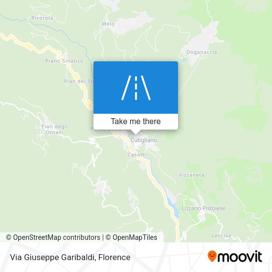 Via Giuseppe Garibaldi map