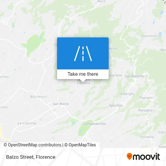 Balzo Street map