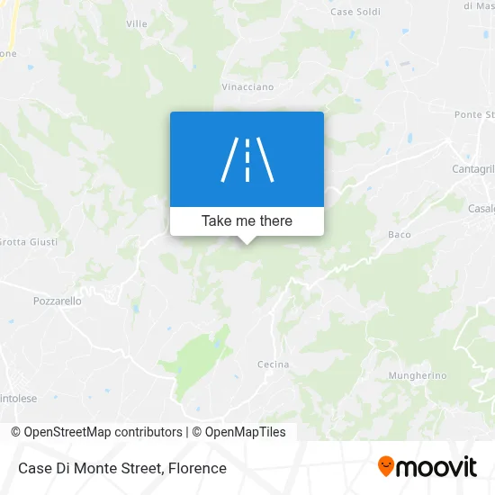 Case Di Monte Street map