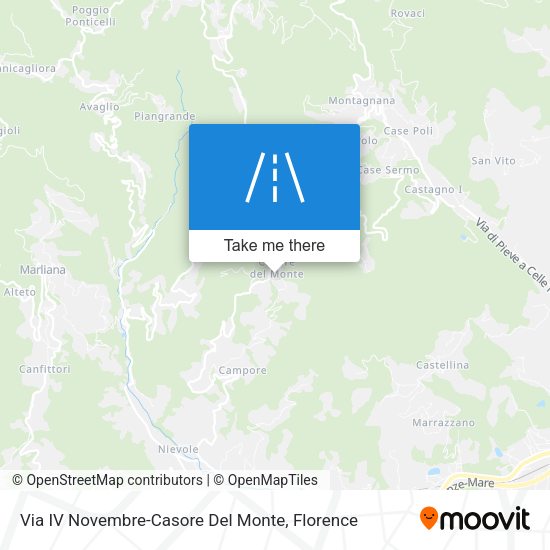 Via IV Novembre-Casore Del Monte map