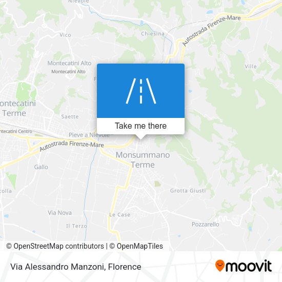Via Alessandro Manzoni map