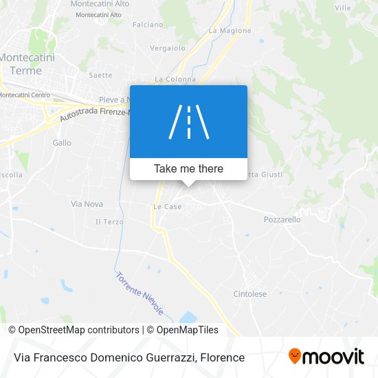 Via Francesco Domenico Guerrazzi map
