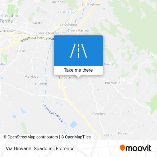 Via Giovanni Spadolini map