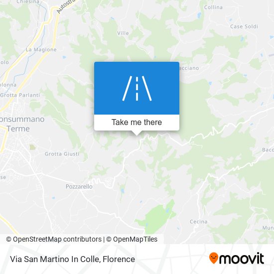 Via San Martino In Colle map