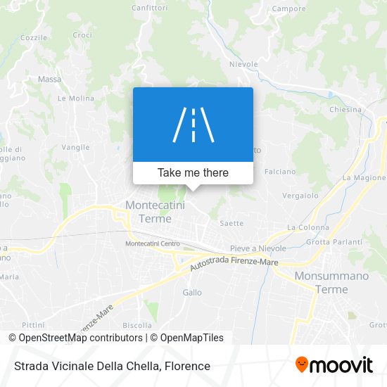 Strada Vicinale Della Chella map