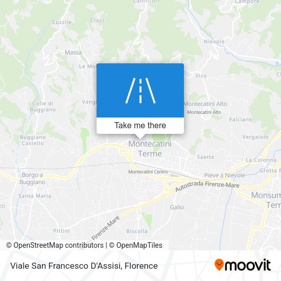 Viale San Francesco D'Assisi map