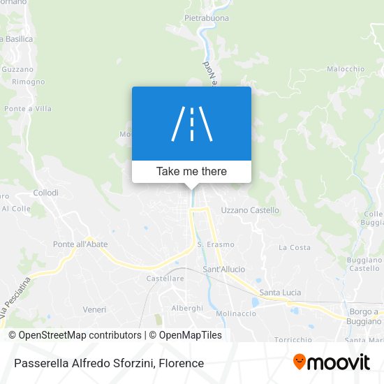 Passerella Alfredo Sforzini map