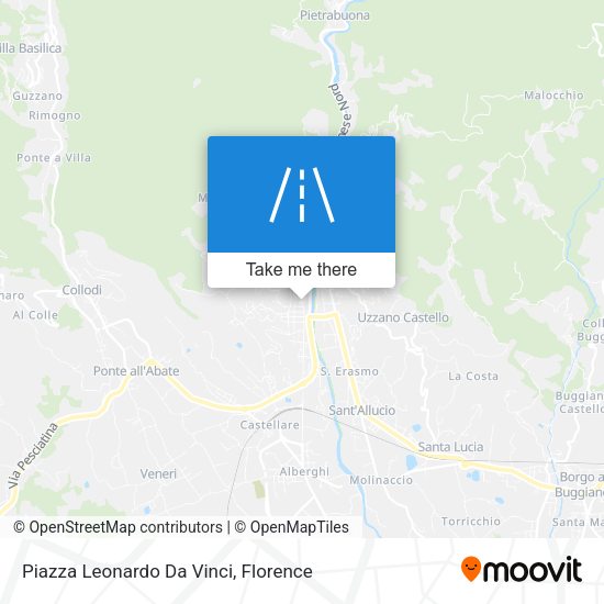 Piazza Leonardo Da Vinci map