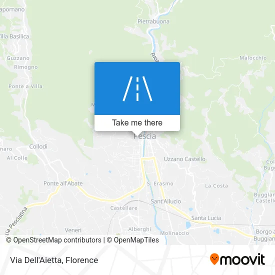 Via Dell'Aietta map