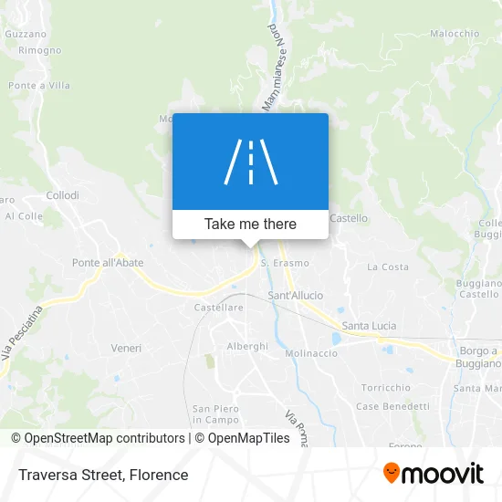 Traversa Street map