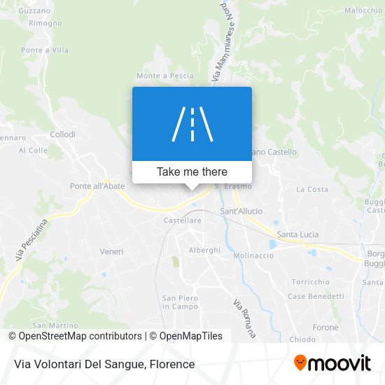Via Volontari Del Sangue map