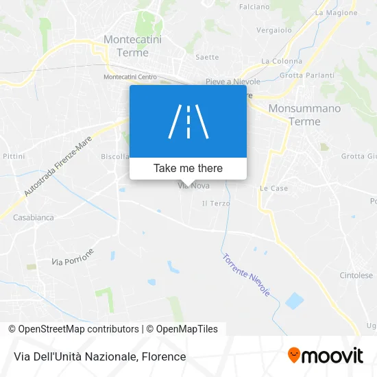 Via Dell'Unità Nazionale map