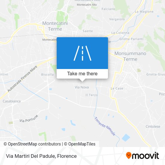 Via Martiri Del Padule map