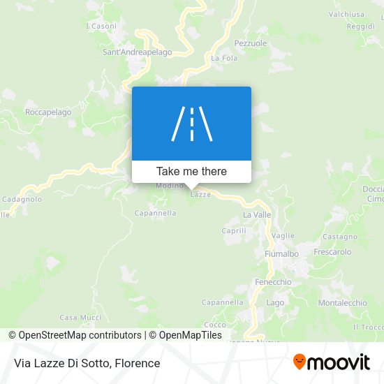 Via Lazze Di Sotto map