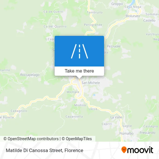 Matilde Di Canossa Street map