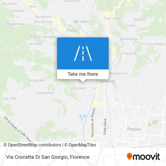 Via Crocetta Di San Giorgio map
