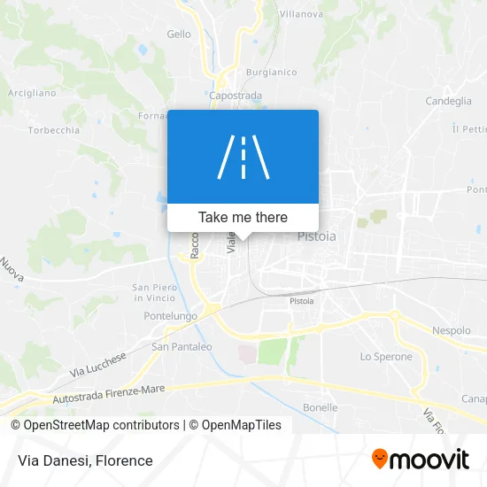 Via Danesi map