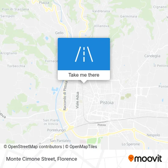 Monte Cimone Street map