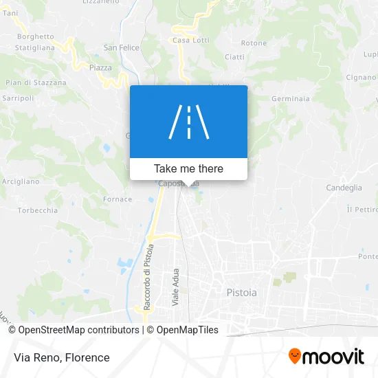 Via Reno map