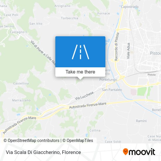 Via Scala Di Giaccherino map