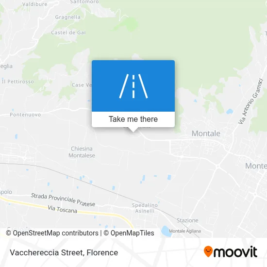 Vacchereccia Street map