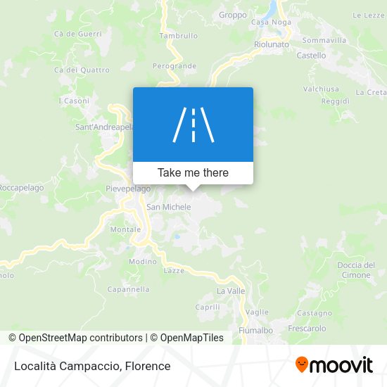Località Campaccio map