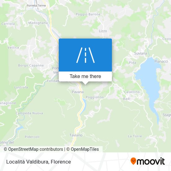 Località Valdibura map