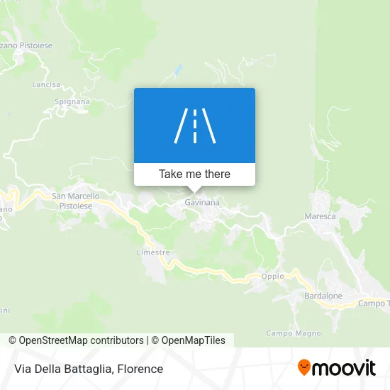 Via Della Battaglia map