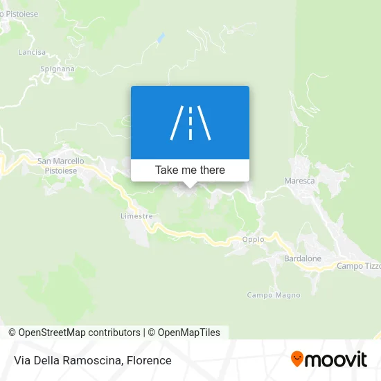 Via Della Ramoscina map