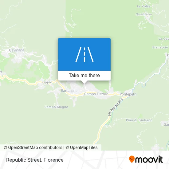 Republic Street map