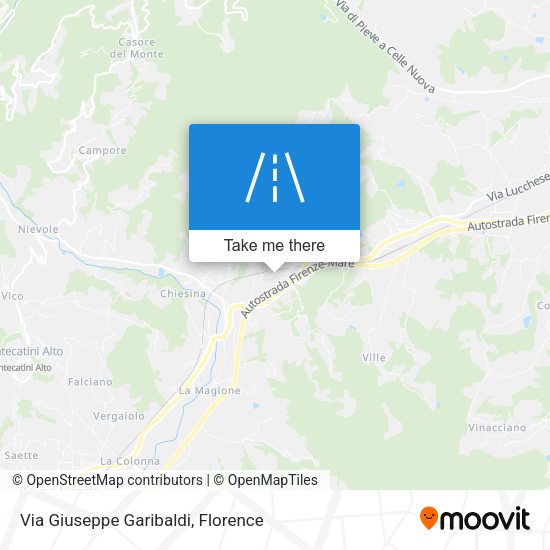 Via Giuseppe Garibaldi map