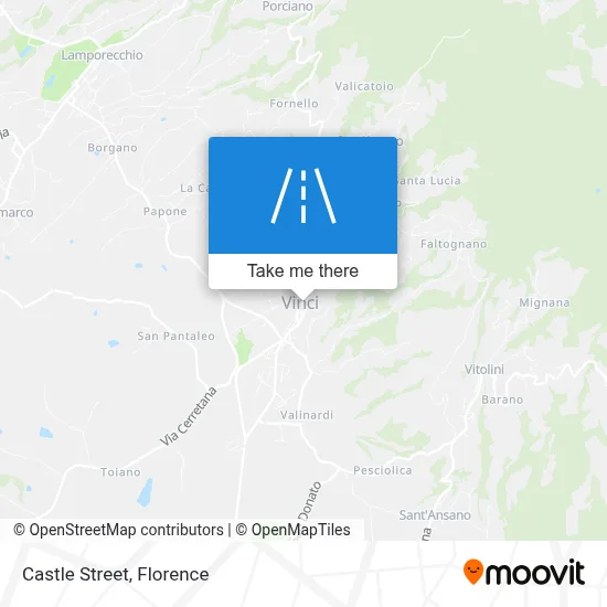 Castle Street map