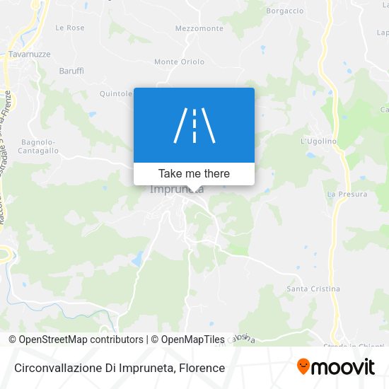 Circonvallazione Di Impruneta map