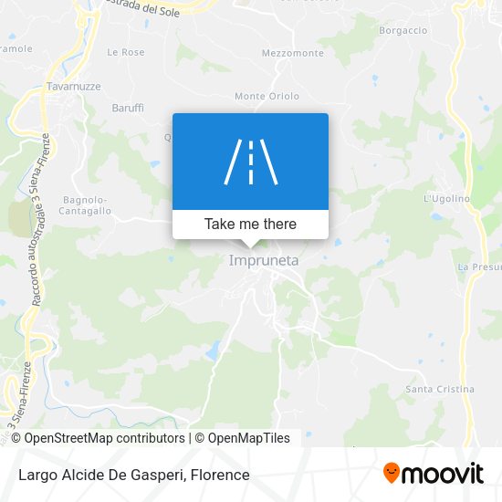 Largo Alcide De Gasperi map