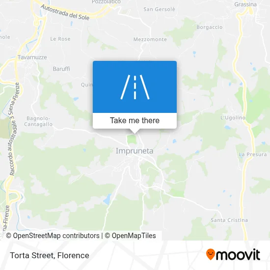 Torta Street map