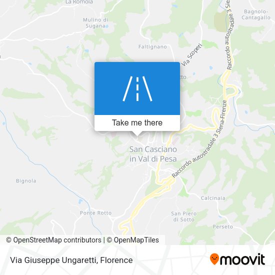 Via Giuseppe Ungaretti map