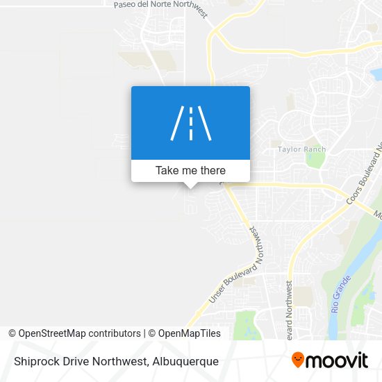 Mapa de Shiprock Drive Northwest