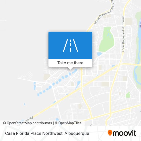 Mapa de Casa Florida Place Northwest